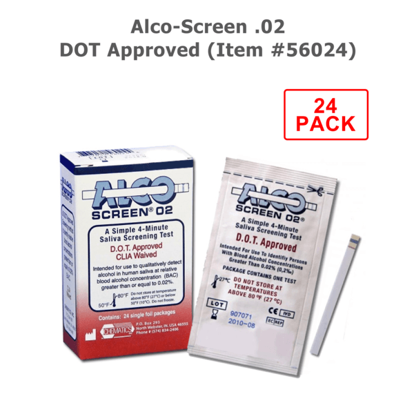 Alco-Screen .02 DOT Approved (Item #56024)