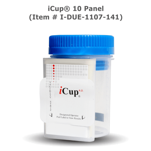 iCup® 10 Panel (Item # I-DUE-1107-141)