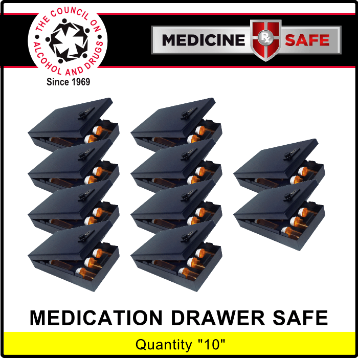 Medicine Safe For Drawers Carton of 10