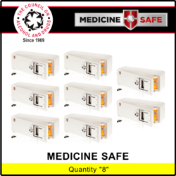 medicine safe white