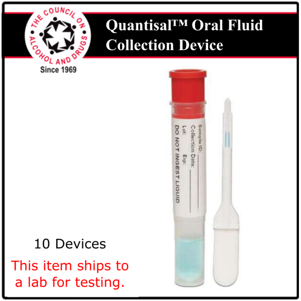 10 Quantisal Oral Fluid Collection Devices